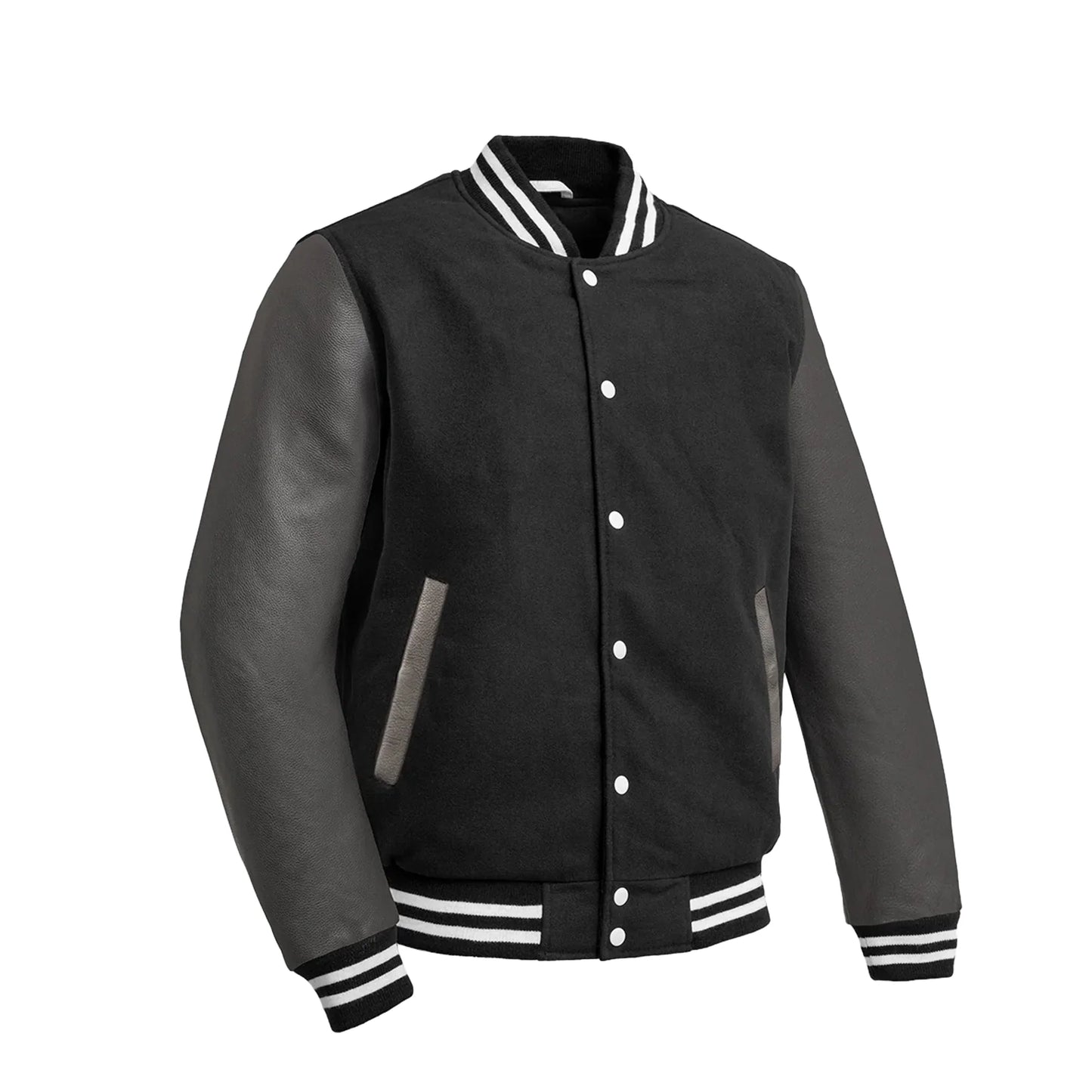 Jude Men's Varsity Jacket Men's Varsity Jacket FMCo Black XS