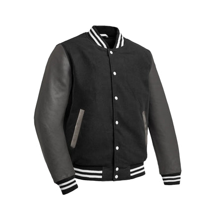 Jude Men's Varsity Jacket Men's Varsity Jacket FMCo Black XS