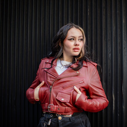 Katy - Women's Leather Jacket - BHBR Women's Leather Jacket Jackets