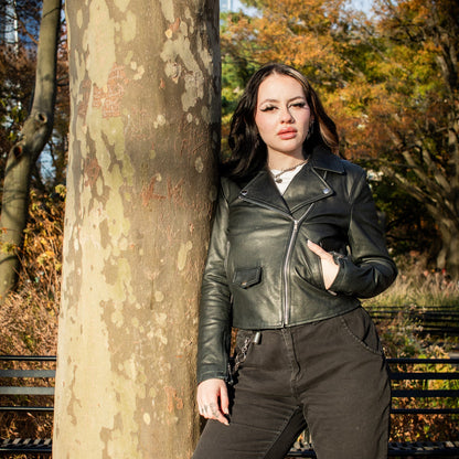 Lennox Moto Style Leather Jacket