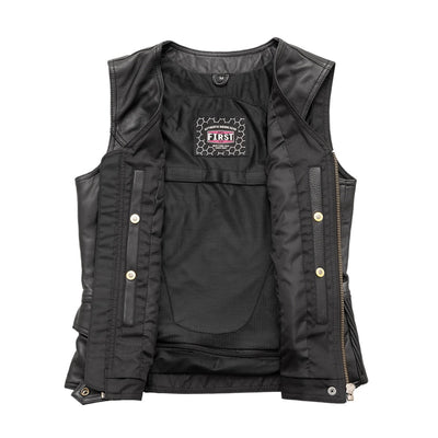 First Manufacturing Lolita - Women's Motorcycle Leather Vest