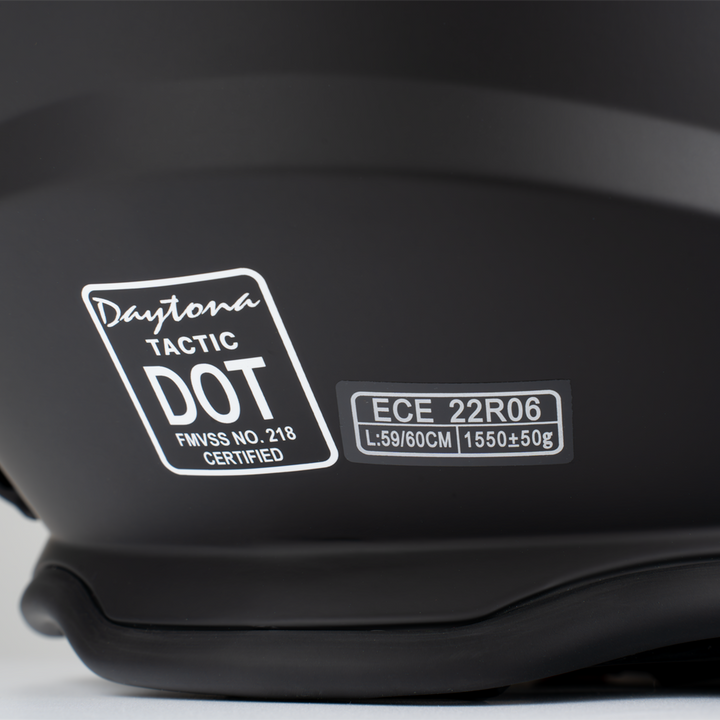 Daytona D.O.T. & ECE Daytona Tactic, Dull Black