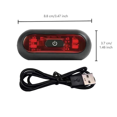 Waterproof Motorcycle Helmet Warning Light