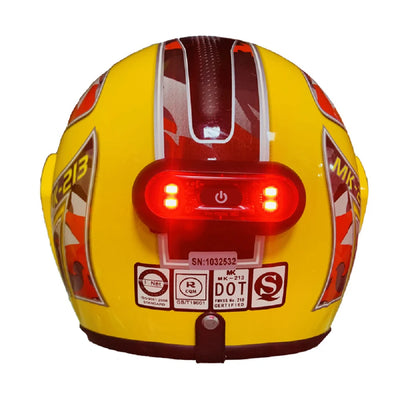 Waterproof Motorcycle Helmet Warning Light