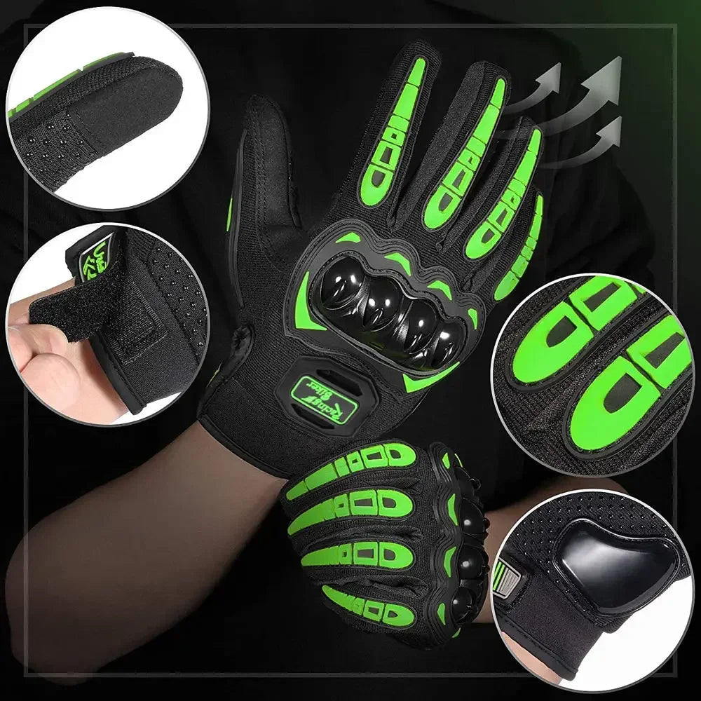 Motorcycle Skull Thermal Gloves 