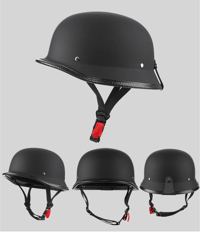 German WWII-Inspired Half Helmet – Chopper & Biker Style