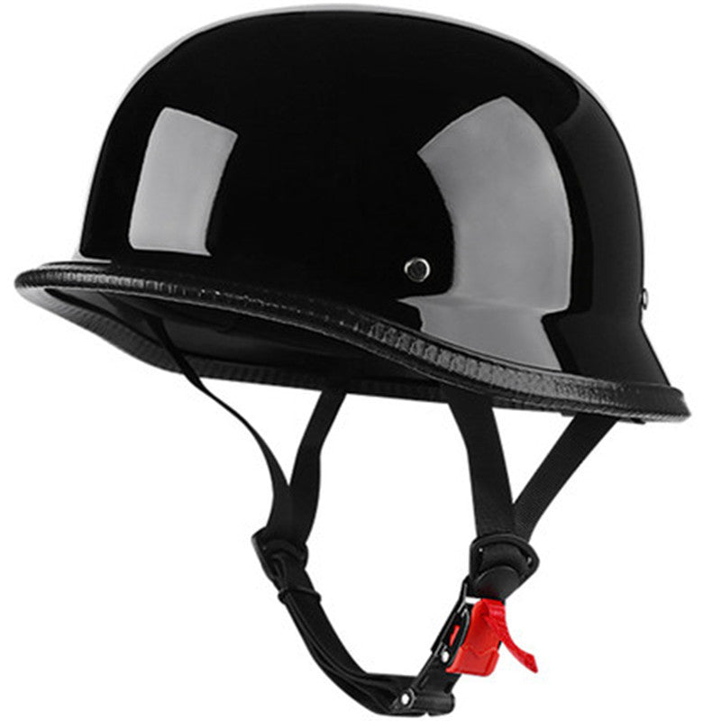 German WWII-Inspired Half Helmet – Chopper & Biker Style