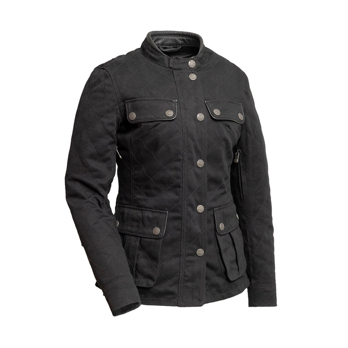 First Manufacturing Outcast - Women's Twill Motorcycle Jacket