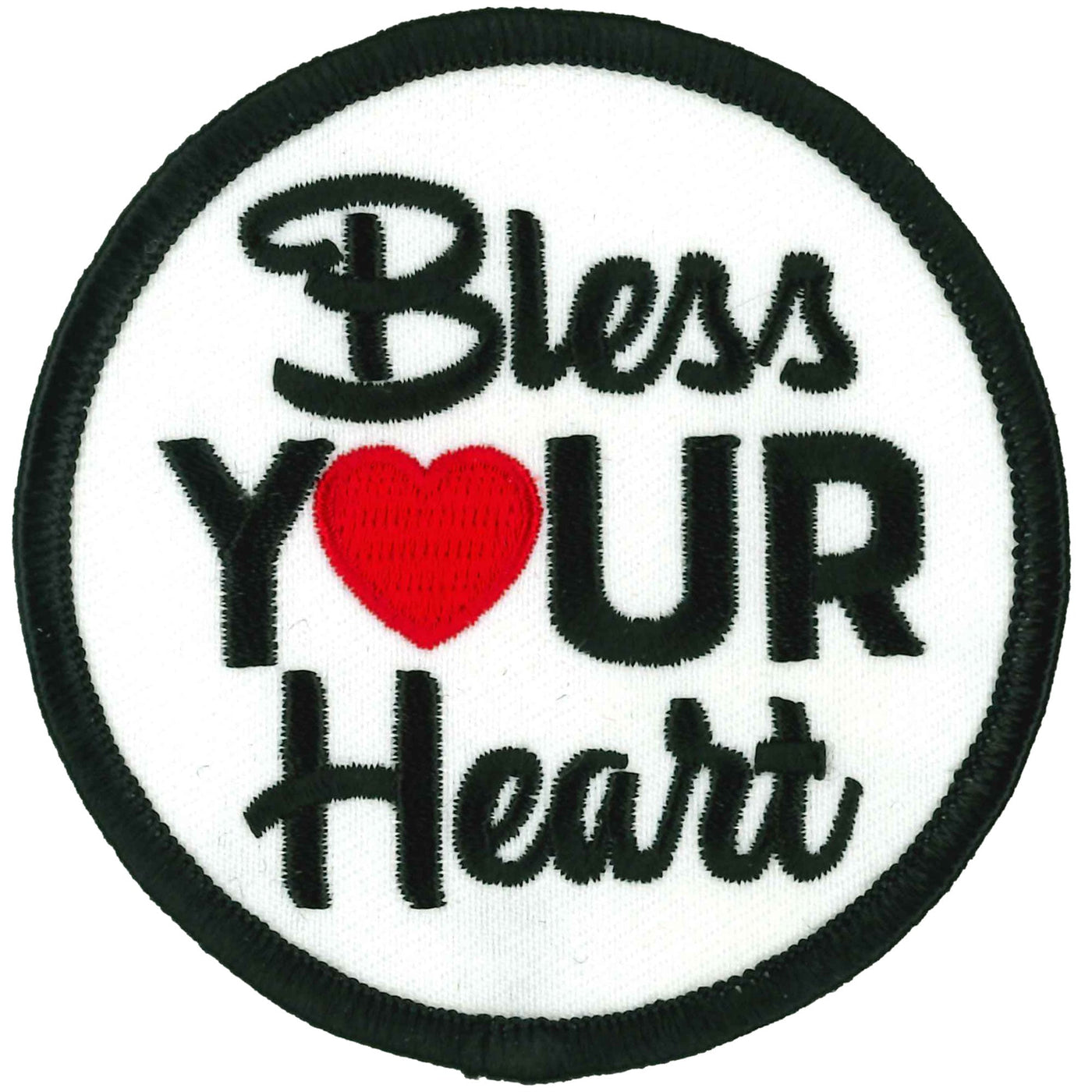 Hot Leathers 3" Bless Your Heart Patch