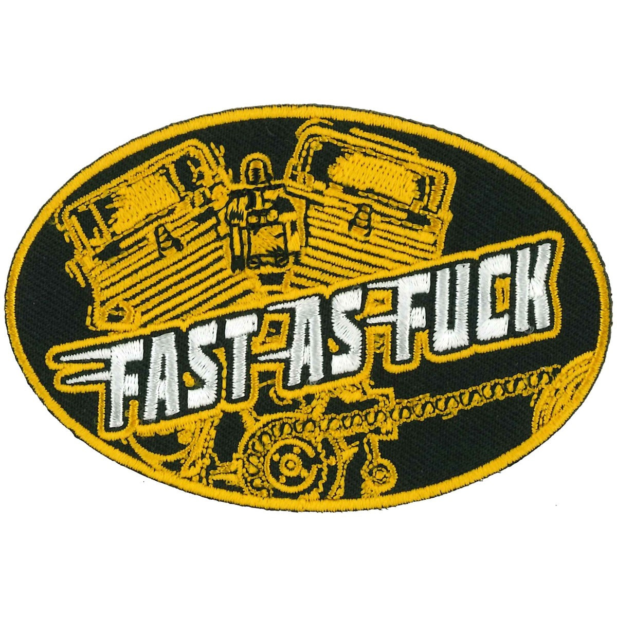 Hot Leathers Fast As Fvck 4" X 2" Patch