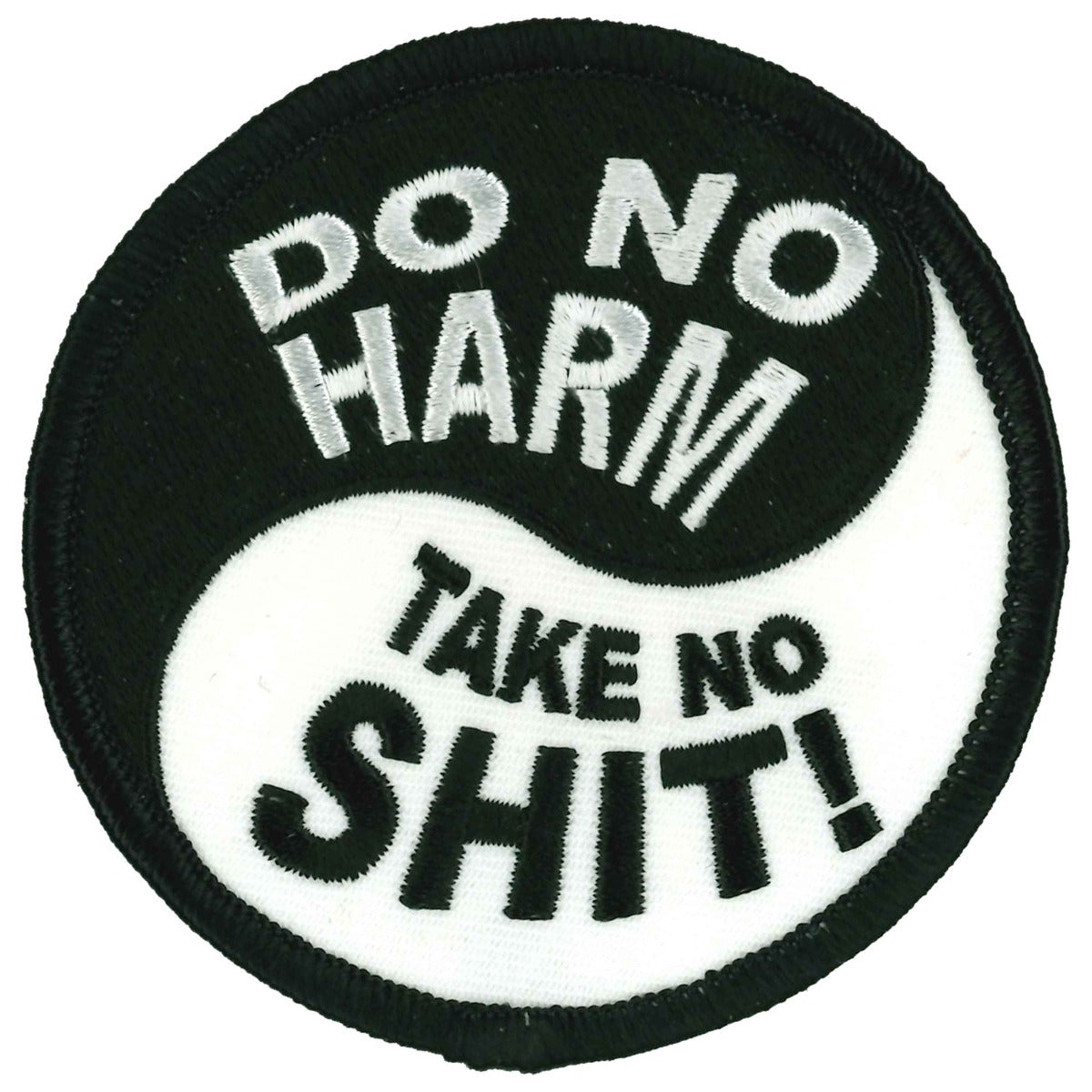 Hot Leathers Do No Harm Take No Sh*t 3" X 3" Patch