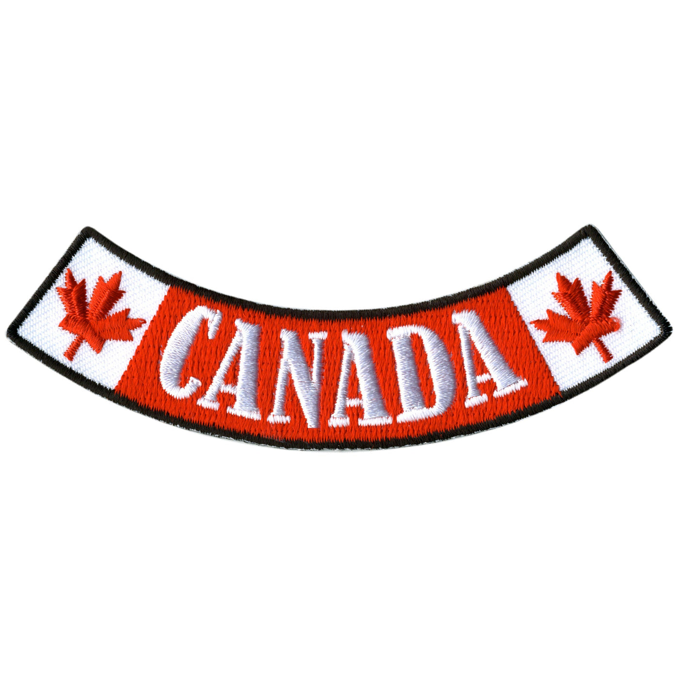 Hot Leathers Canada 4” X 1” Bottom Rocker Patch