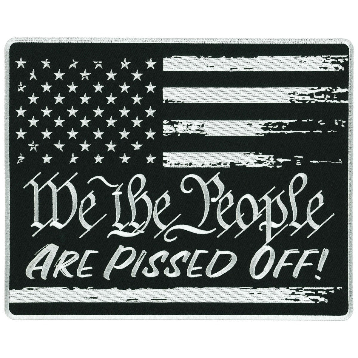 Hot Leathers We The People Are Pissed Off 10" Patch
