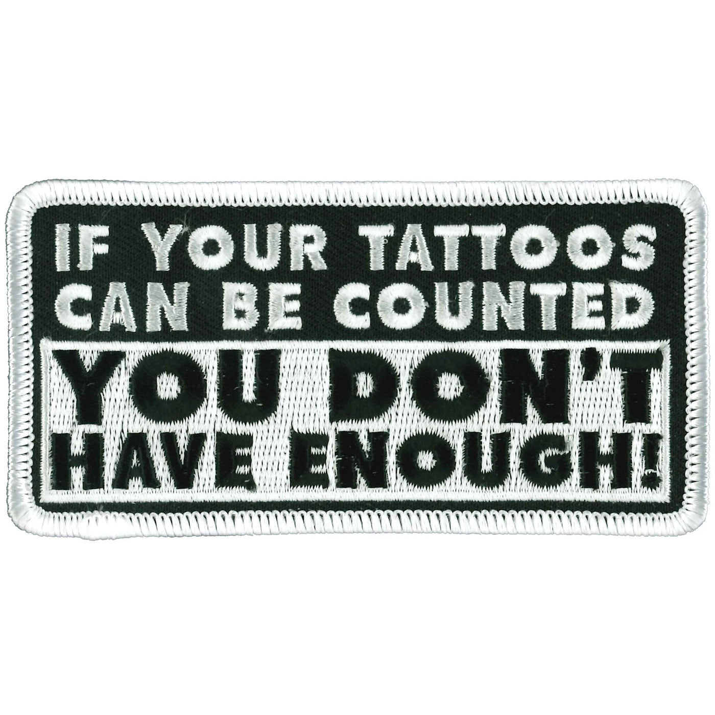 Hot Leathers 4" Tattoos Counted Patch