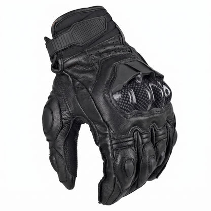Motorcycle Gloves - Mens Women 4 Season Driving Supertech Black White