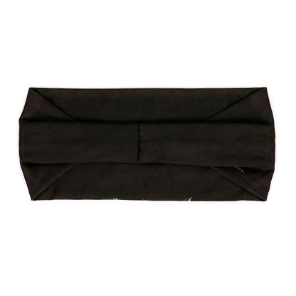 A Hot Leathers Flying Rose Bandana Headband Wraps w/Rhinestones wraps on a white background.