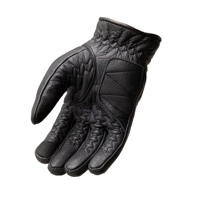 First Manufacturing Razorback - Men's Deer Skin Gloves,  Black