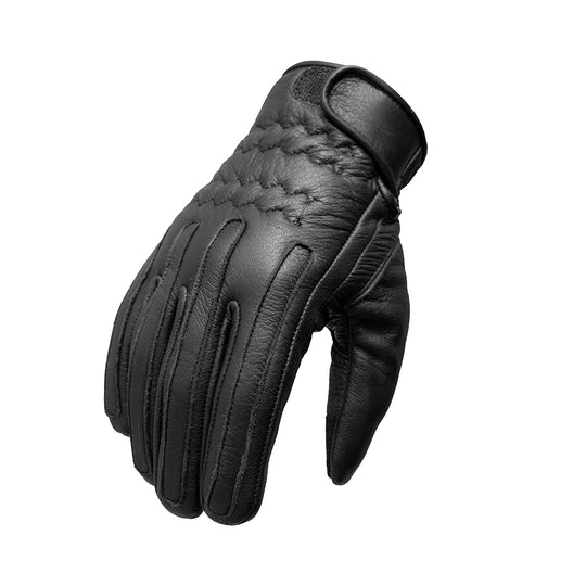 First Manufacturing Razorback - Men's Deer Skin Gloves,  Black