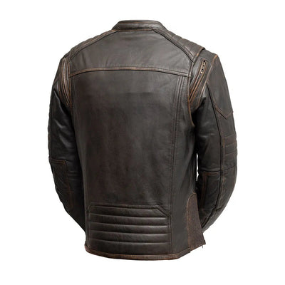 First Manufacturing Rider Club - Men's Leather Motorcycle Jacket