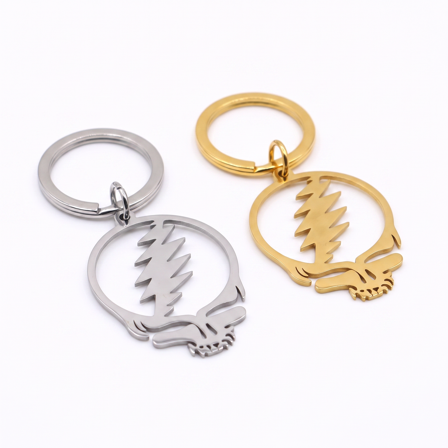 Stainless Steel Biker Ring - 2024 New fashion stainless steel Lightnin