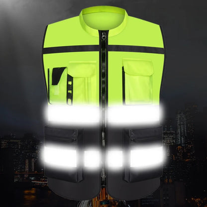 High Visibility Reflective Vest Working Clothes Motorcycle Cycling Sports Outdoo