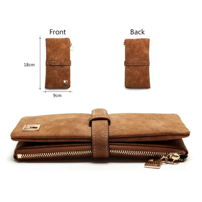 ALR™ Nubuck Leather Women’s Wallet