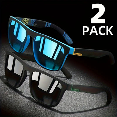 ALR™ 2pcs Square Polarized Sunglasses