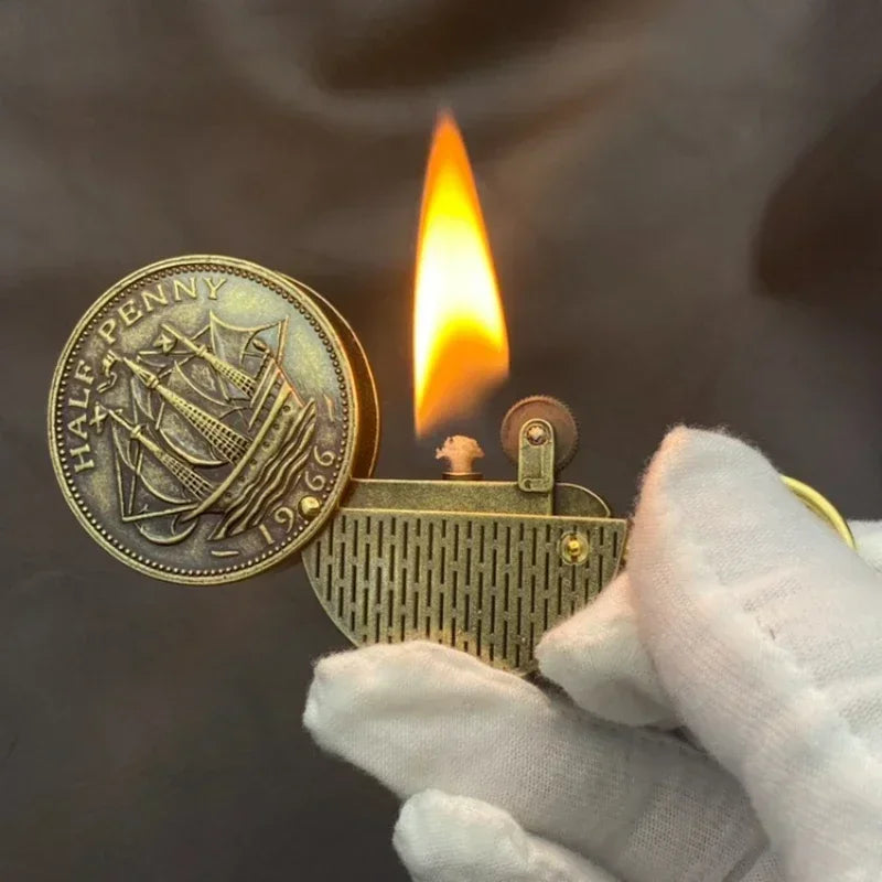 ALR™ Retro Coin Kerosene Torch Lighter