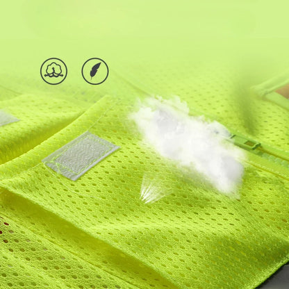 High Visibility Reflective Vest - Breathable Reflective Vest Vest Ridi