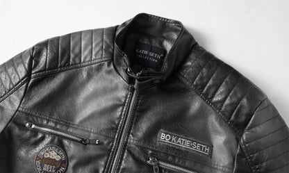 Alr™ PU Leather Plush Motorcycle Jacket