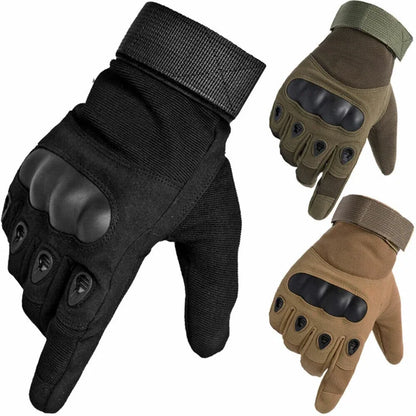 Motorcycle Gloves - Tactical Hunting Shooting Knuckle Protection