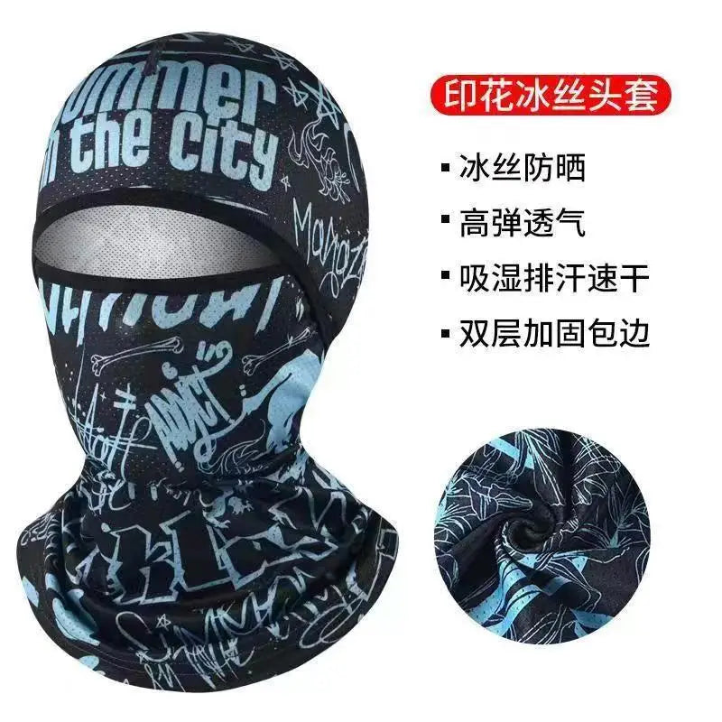 Motorcycle Balaclava - Ice Silk Cooling Full Face