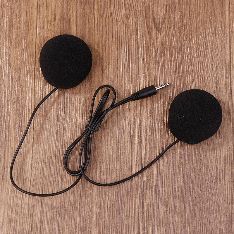 Motorcycle Helmet Headset - Bluetooth Intercom Soft Wire Mic