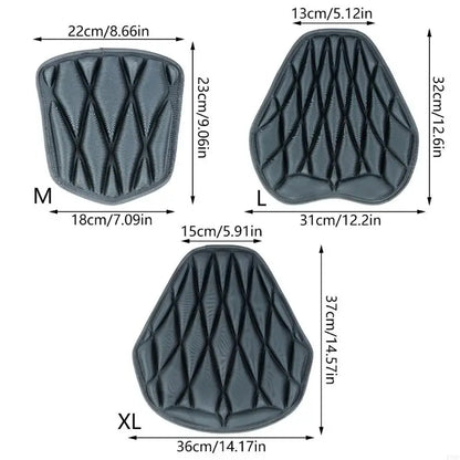 Motorcycle Gel Seat Cushion - Pad Comfort Long Rides