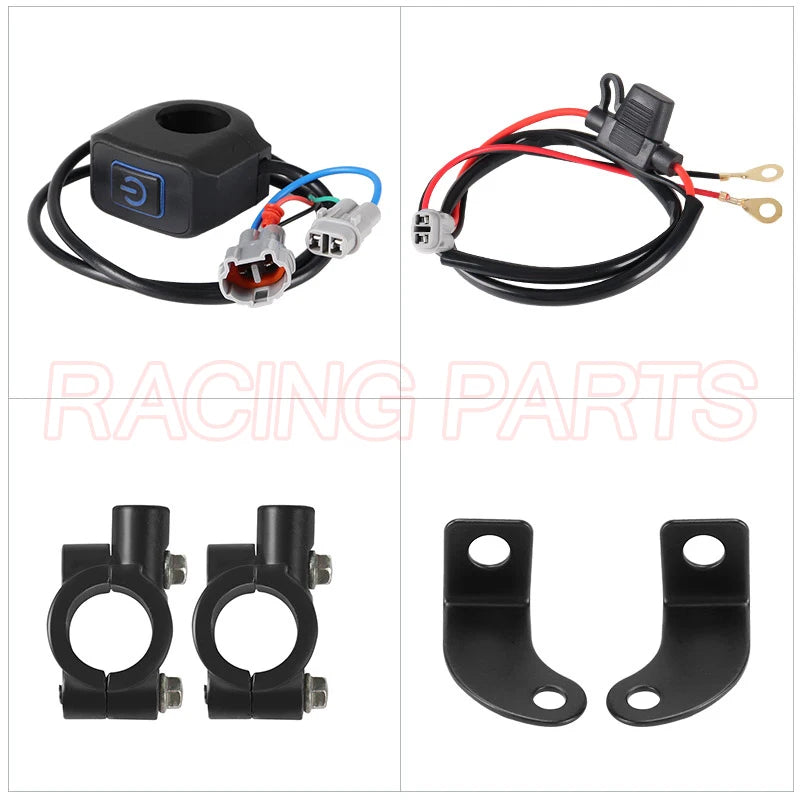 Motorcycle LED Lights - Light Bar Headlight Kit Dirt