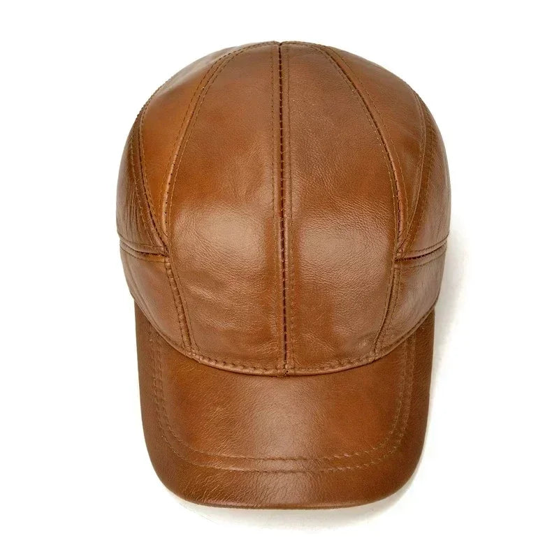 ALR™ Men’s Cowhide Leather Earlap Cap