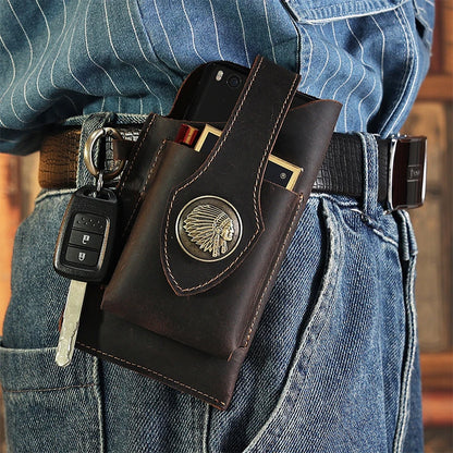 ALR™ Men’s Genuine Leather Waist Bag