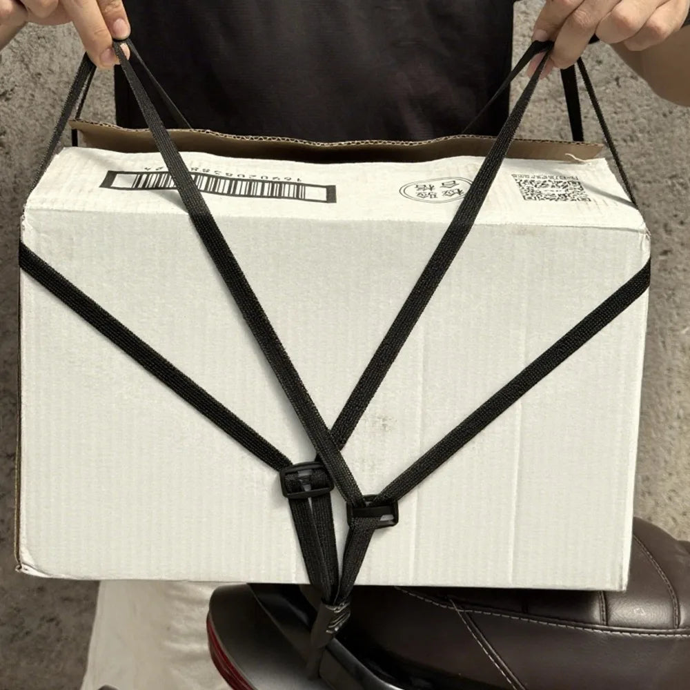 Motorcycle Tie-Down Straps - Universal Elastic Strap with Hooks 4-Claw