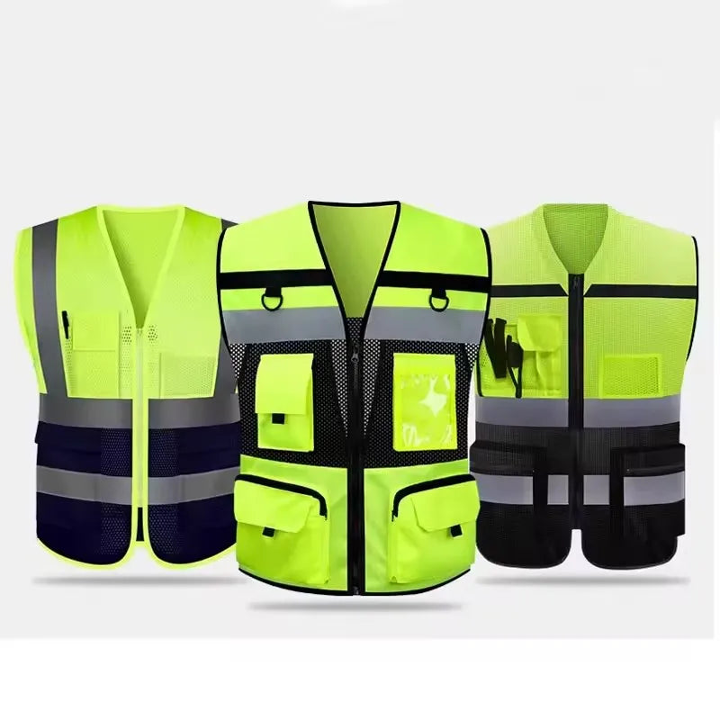 High Visibility Reflective Vest - Safety Vest In Mens Tank Tops High V