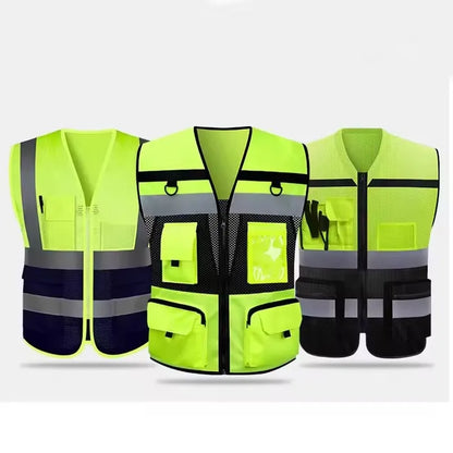 High Visibility Reflective Vest - Safety Vest In Mens Tank Tops High V