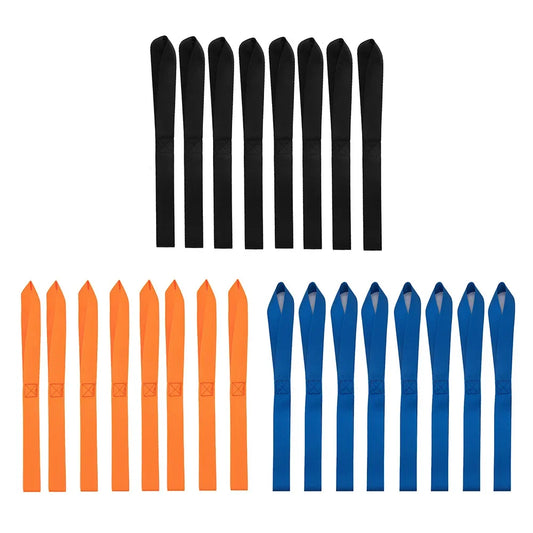 Motorcycle Tie-Down Straps - 8 Pack 13x1 inch Soft Loop Tie-Down Strap