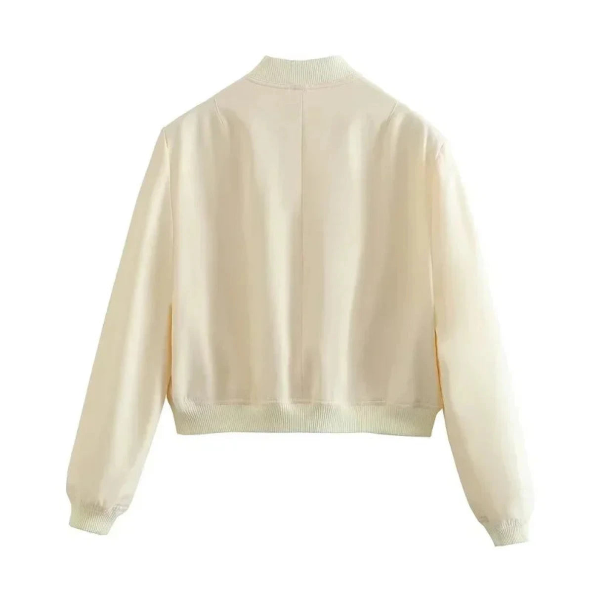 Alr™ Women's Button Cropped Bomber Jacket