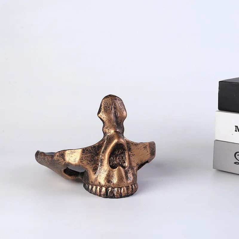 ALR™ Skull Glasses Stand & Key Holder Sculpture