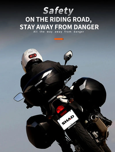 Waterproof Motorcycle Helmet Warning Light