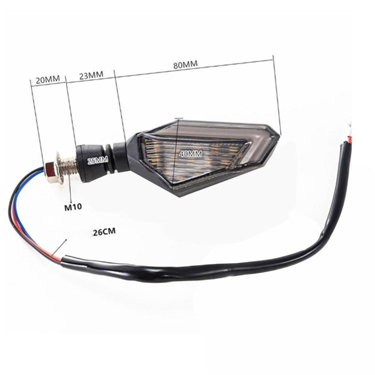 Motorcycle LED DRL Turn Signal Light