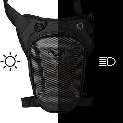 Leather Motorcycle Bag - Drop Leg Waterproof Thigh Waist