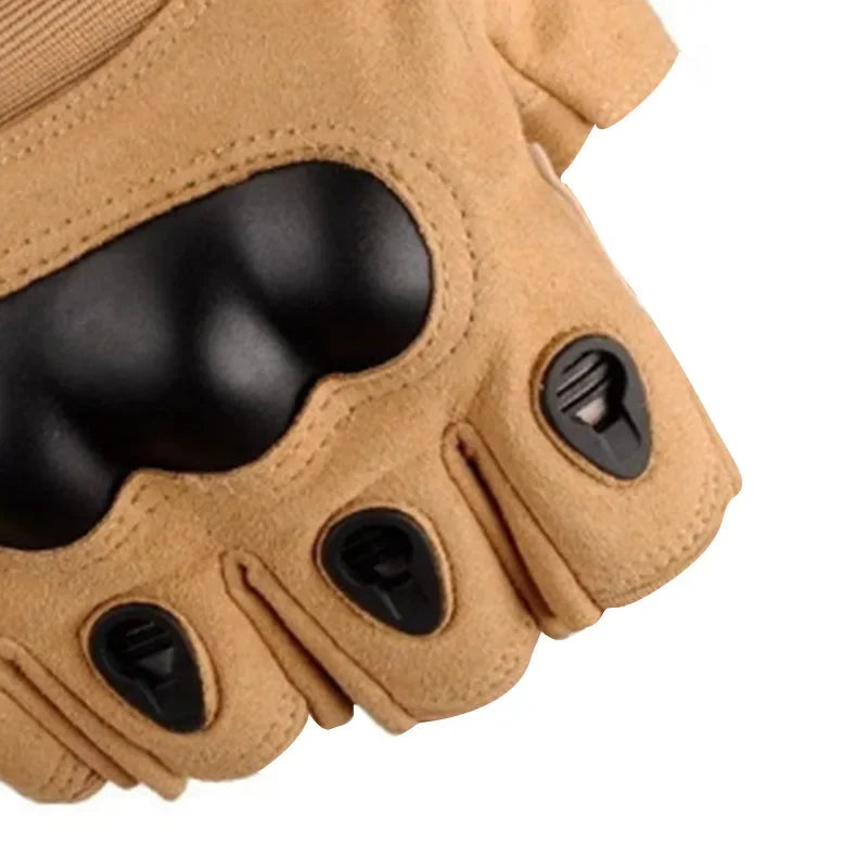 Motorcycle Gloves - Tactical Hunting Shooting Knuckle Protection