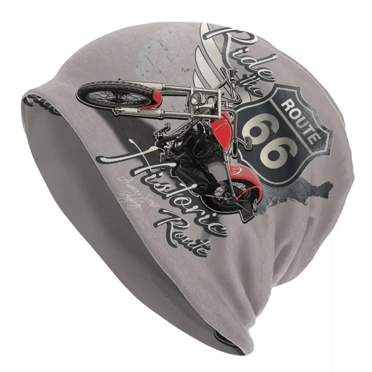 Alr™ Route 66 Motorcycle Cruise Beanie Cap