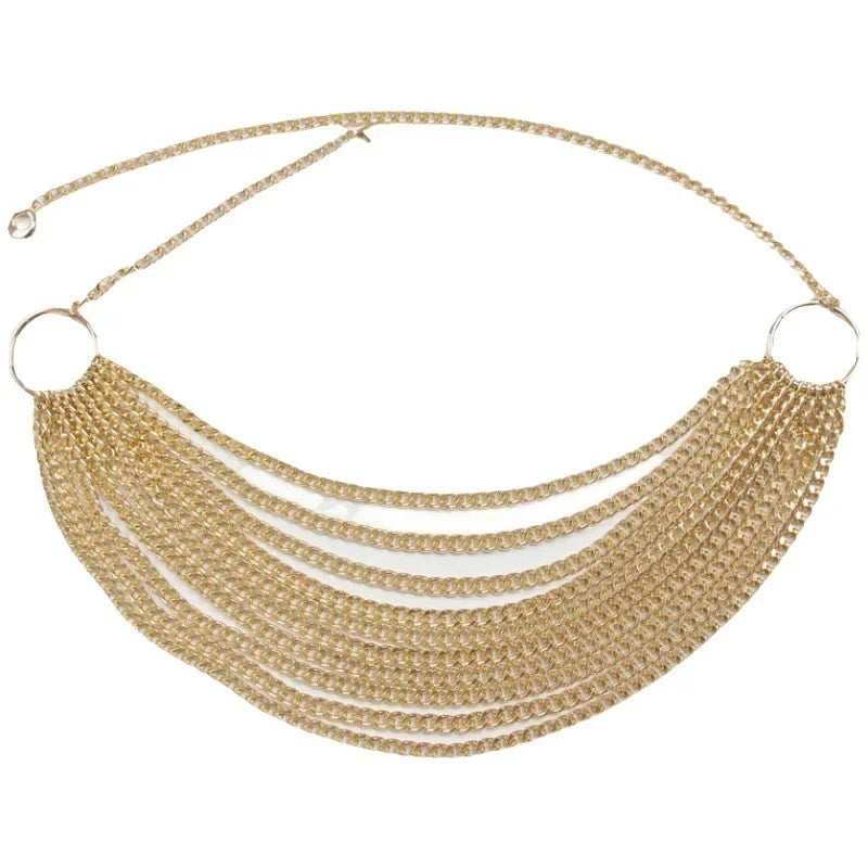 ALR™ Goth Chunky Gold Chain Belt