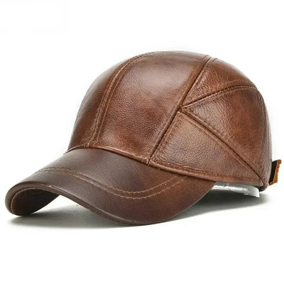 ALR™ Men’s Cowhide Leather Earlap Cap